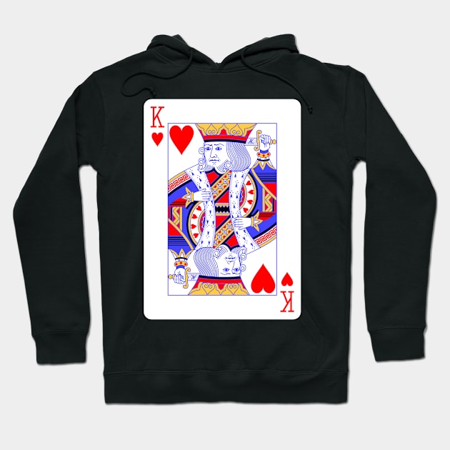 King of Hearts Hoodie by Ziggy's